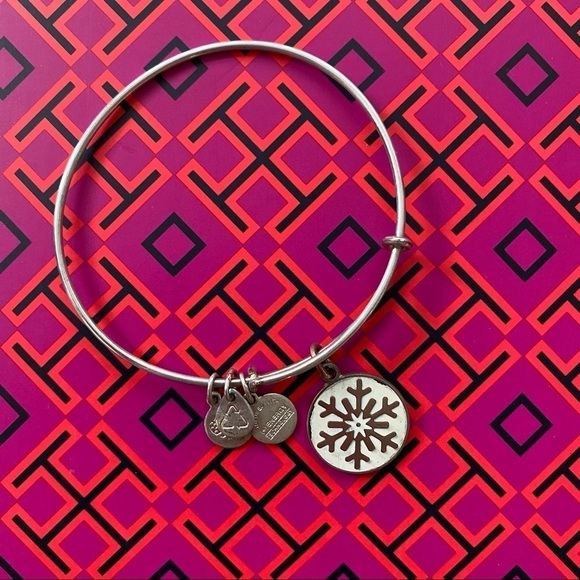 Alex and Ani | Snowflake Charm Bracelet - Picture 1 of 3